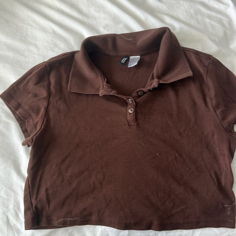 Cropped Collared Shirt - Pacsun